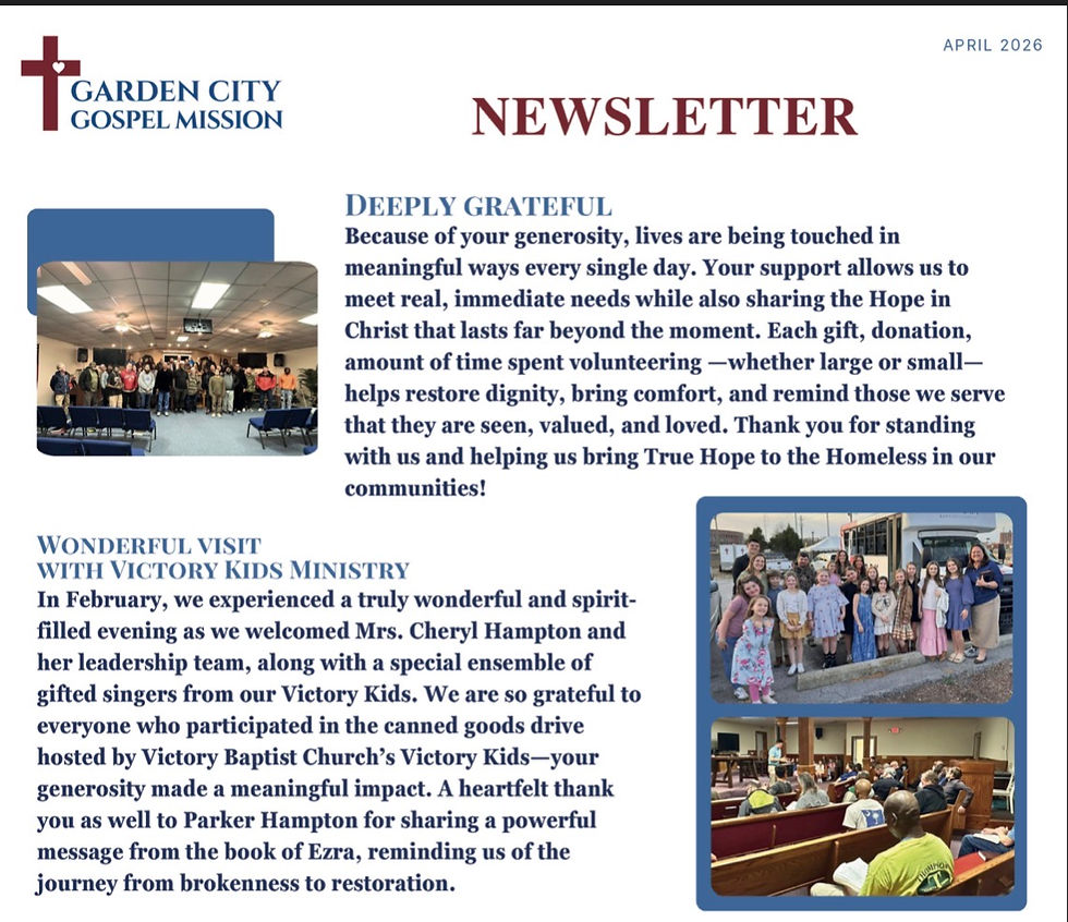 GCGM April 2026 Newsletter
