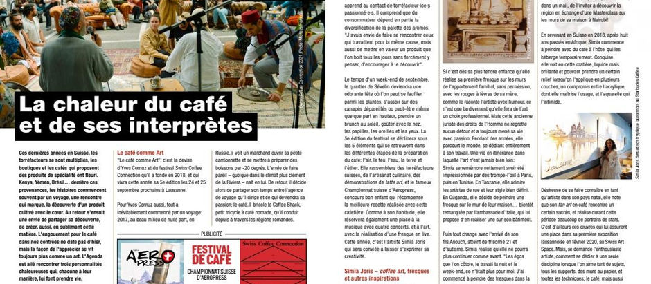 REVIEW in l'Agenda Culturel