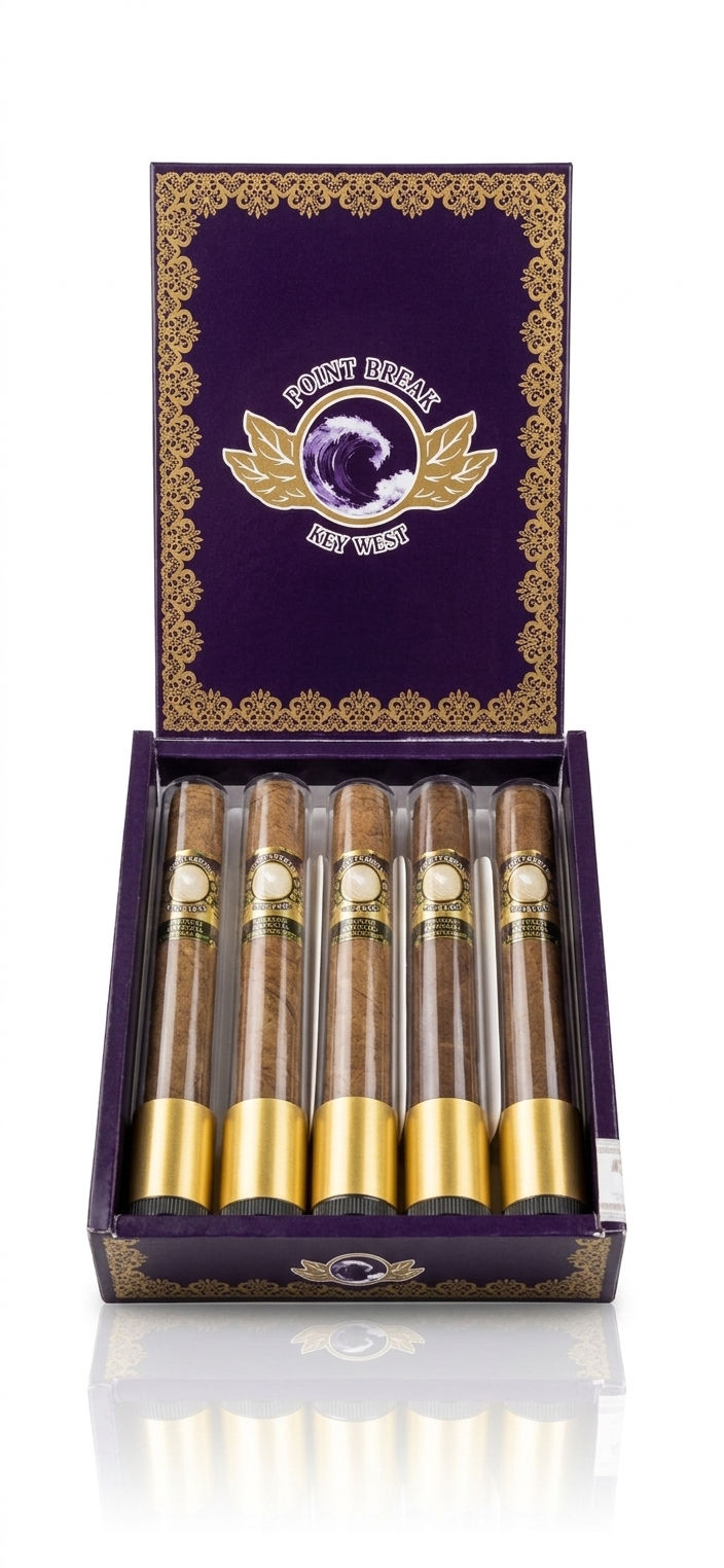 Flavored Cigars — Grape — 5 cigars in glass tubes
