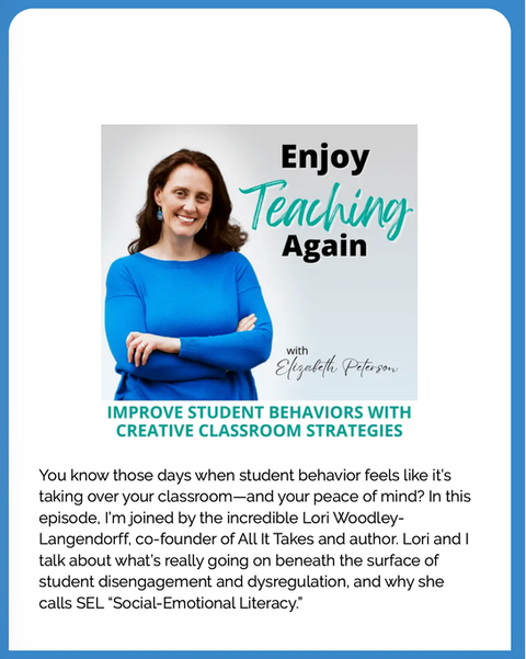 Enjoy Teaching Again Podcast with Lori Woodley