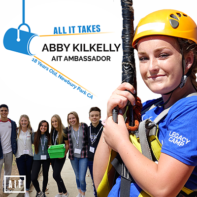 Abby Kilkelly, All It Takes Ambassador