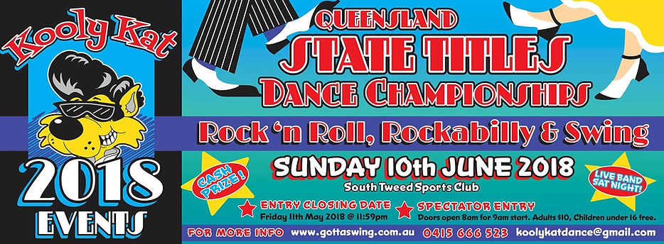 Cooly Rocks On 2015 Dance Championships. Sunday 7 June 2015. Entries Close 10 May 2015.