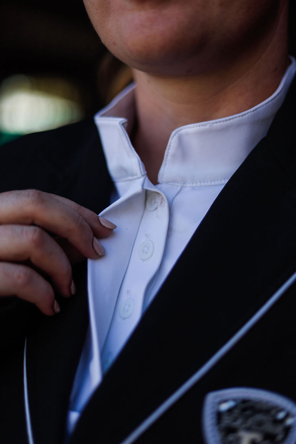 Thumbnail: White Show Shirt - Long Sleeve