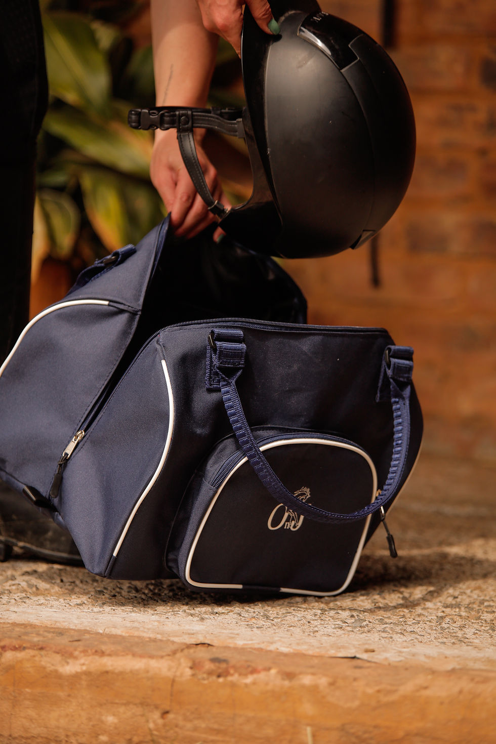 Thumbnail: Helmet Bag (Black, Navy & Maroon)