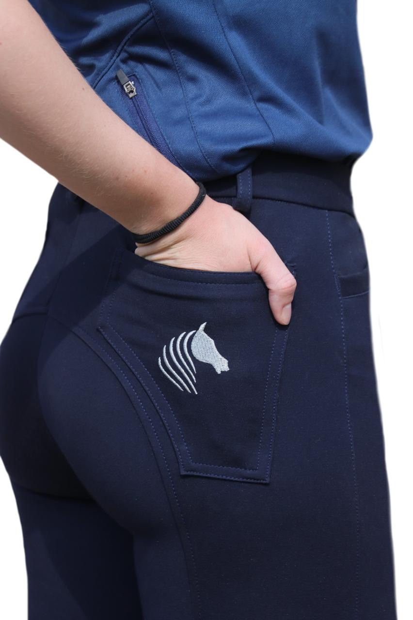 Thumbnail: OJ20 Navy with Silver Embroidery