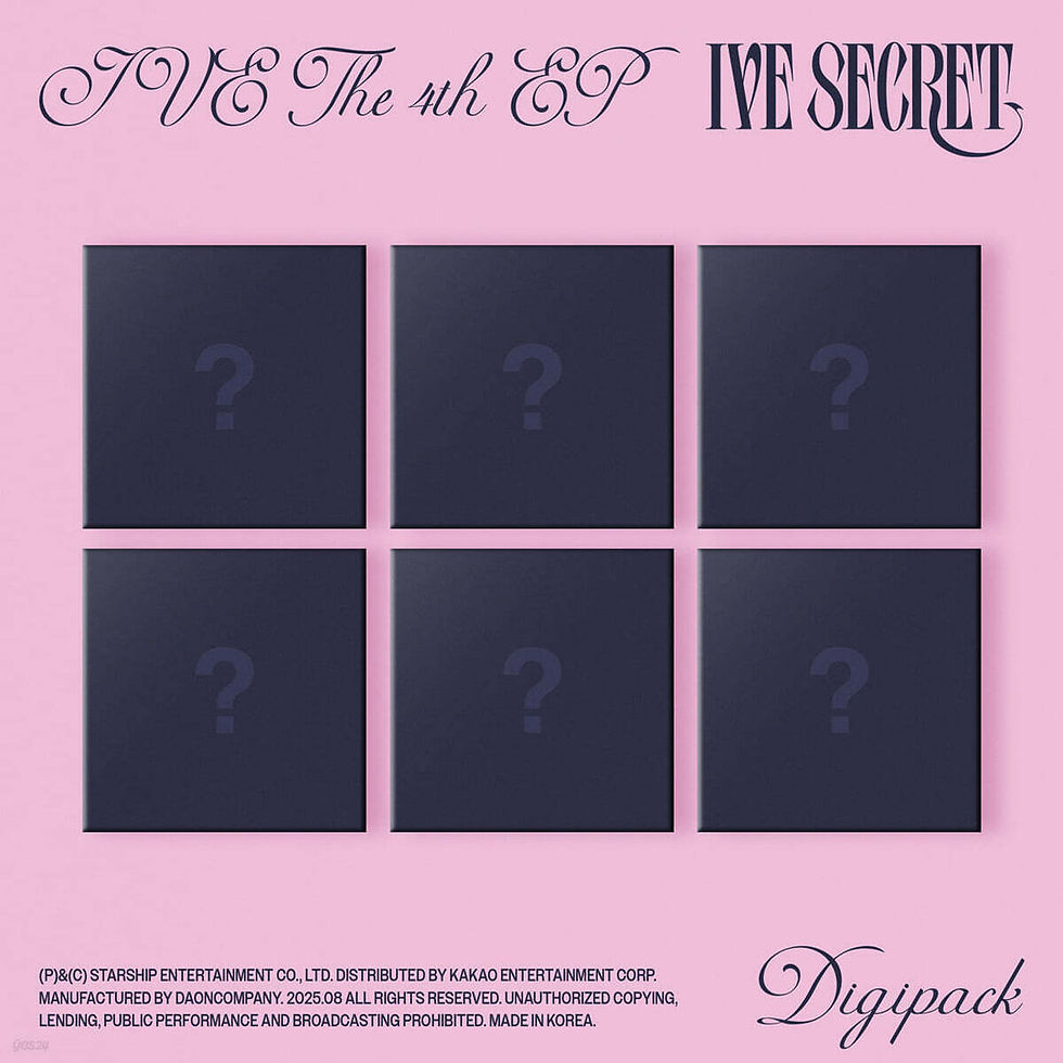 PREORDER : IVE - SECRET Digipak Ver
