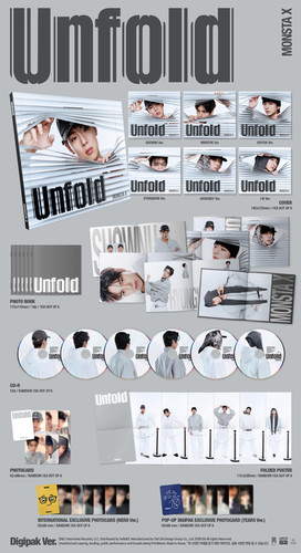 hello82 MONSTA X Unfold キヒョン トレカセット hello82 MONSTA X - Unfold Digipak POP-UP EXCLUSIVE | K-POP KORNER