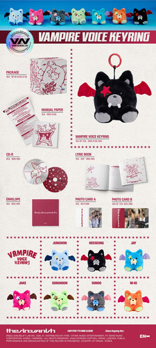 PRE-ORDER : ENHYPEN - THE SIN : VANISH (Voice Keyring Ver.) | K