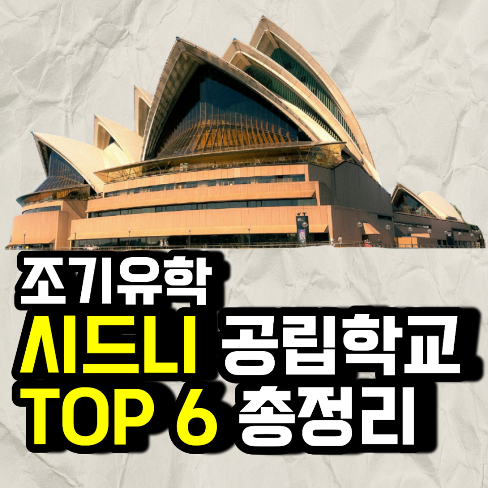 시드시 공립학교 6대장 총정리! 내 아이에 맞는 초등학교 발견!