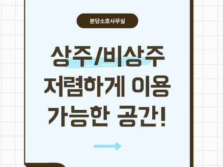 분당소호사무실 일 년간 출퇴근하며 체감한 개인 업무 능력 향상