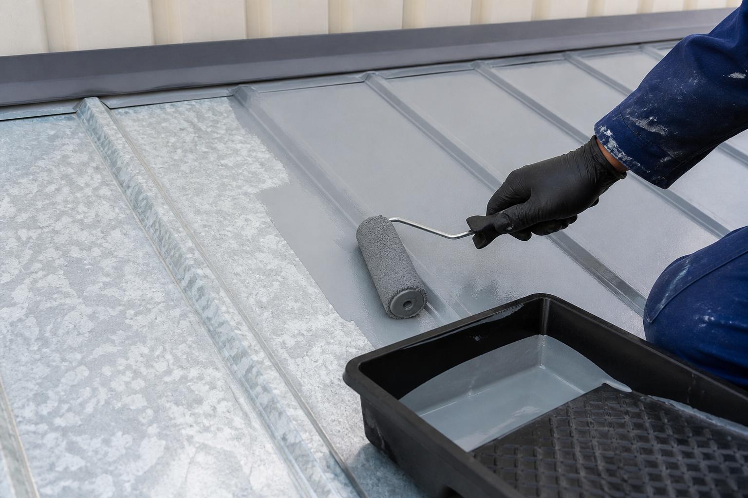 Can I paint over galvanised steel with ordinary paint?
