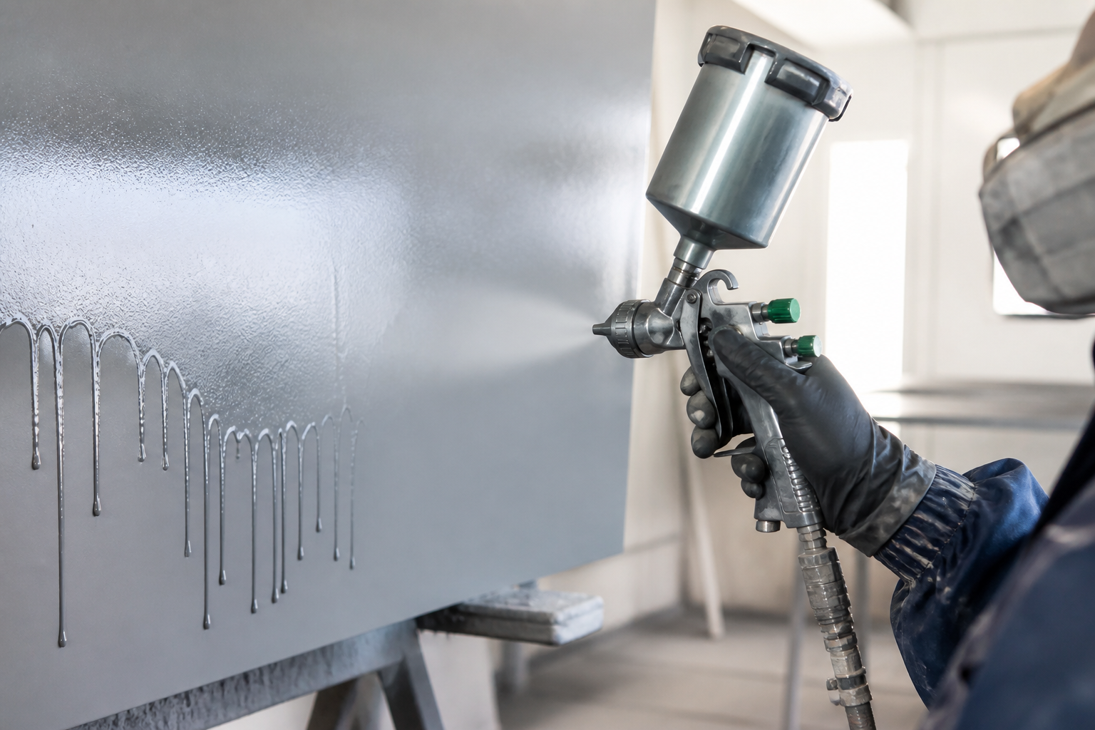 What causes paint runs and sags?