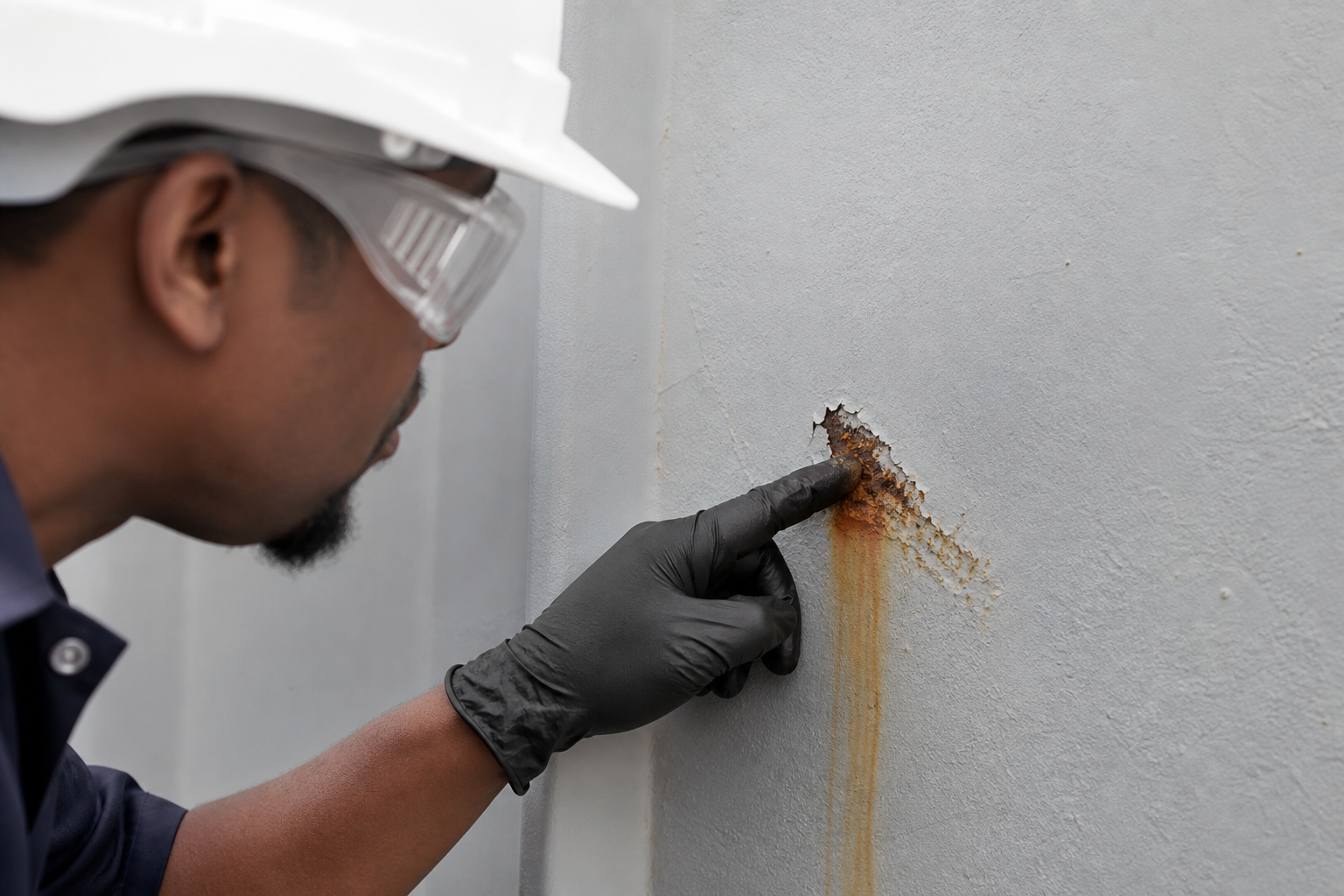Why is rust coming back through the paint?