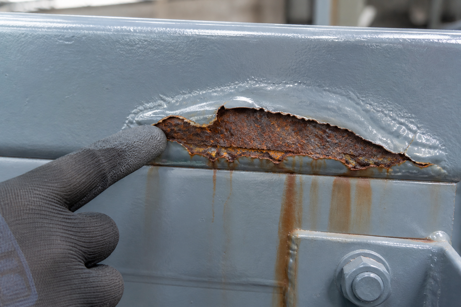 What is underfilm corrosion?