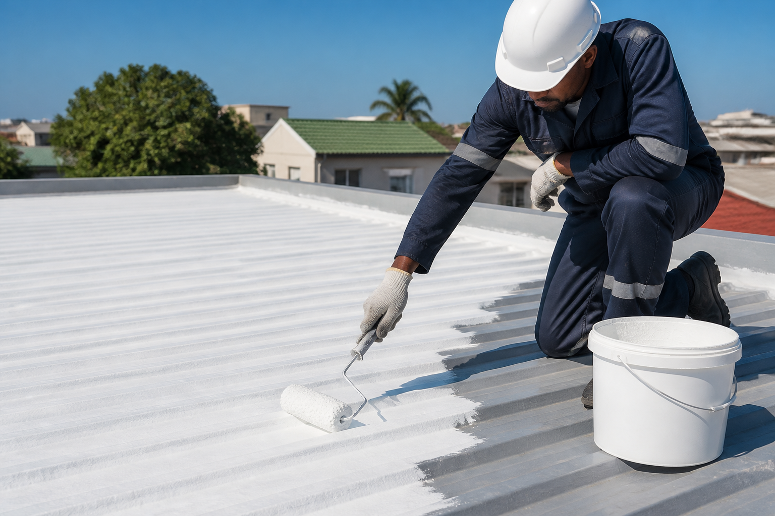 Which ACRO product is a standard acrylic roof paint?