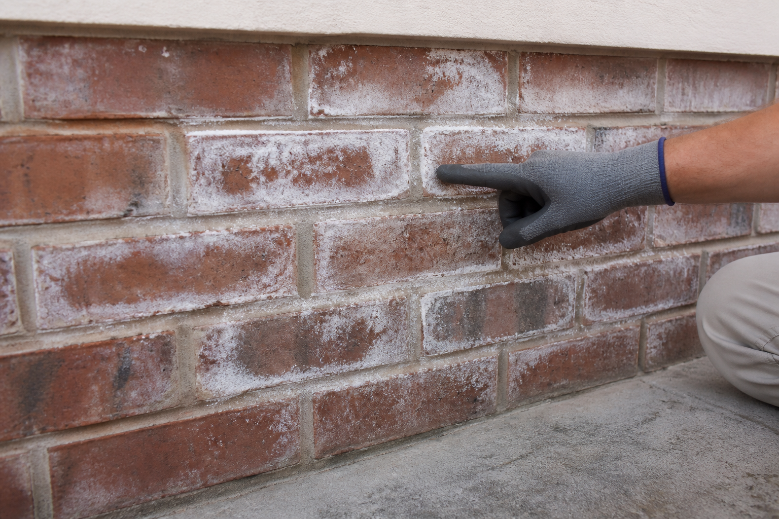 What is efflorescence?