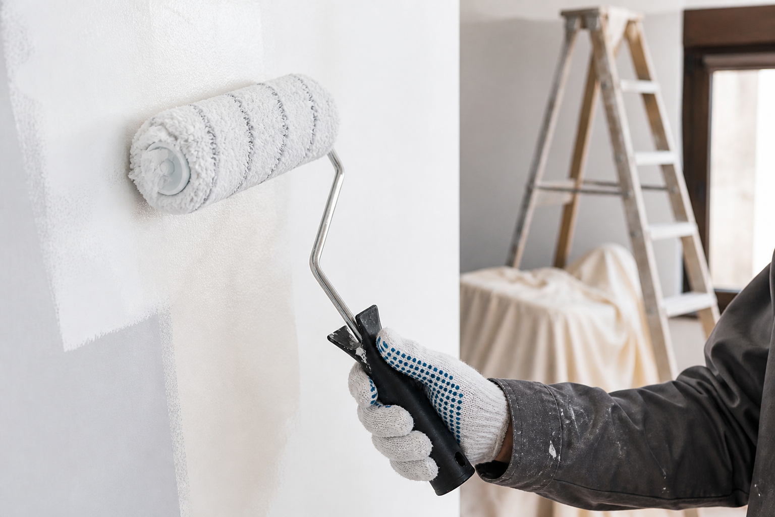 What roller should I use for water-based wall paint?