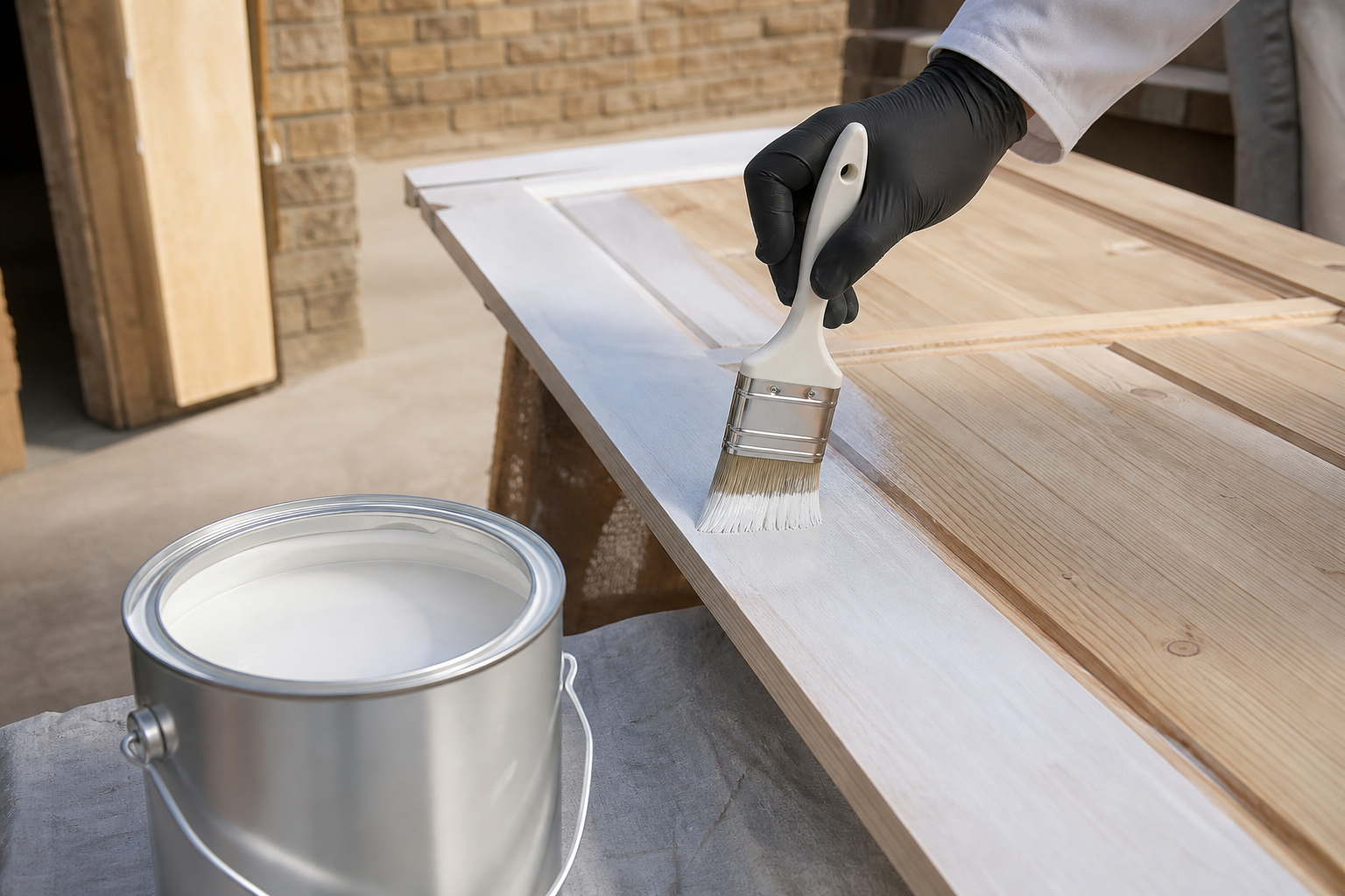 What should I use to prime bare wood?