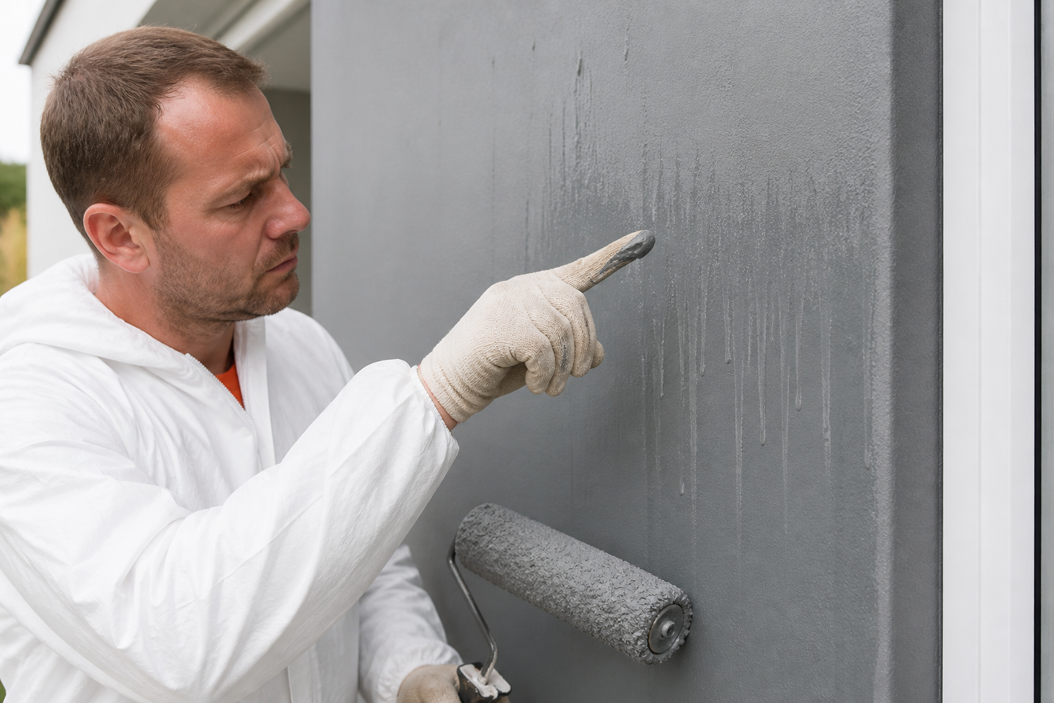 Why is paint not drying properly?