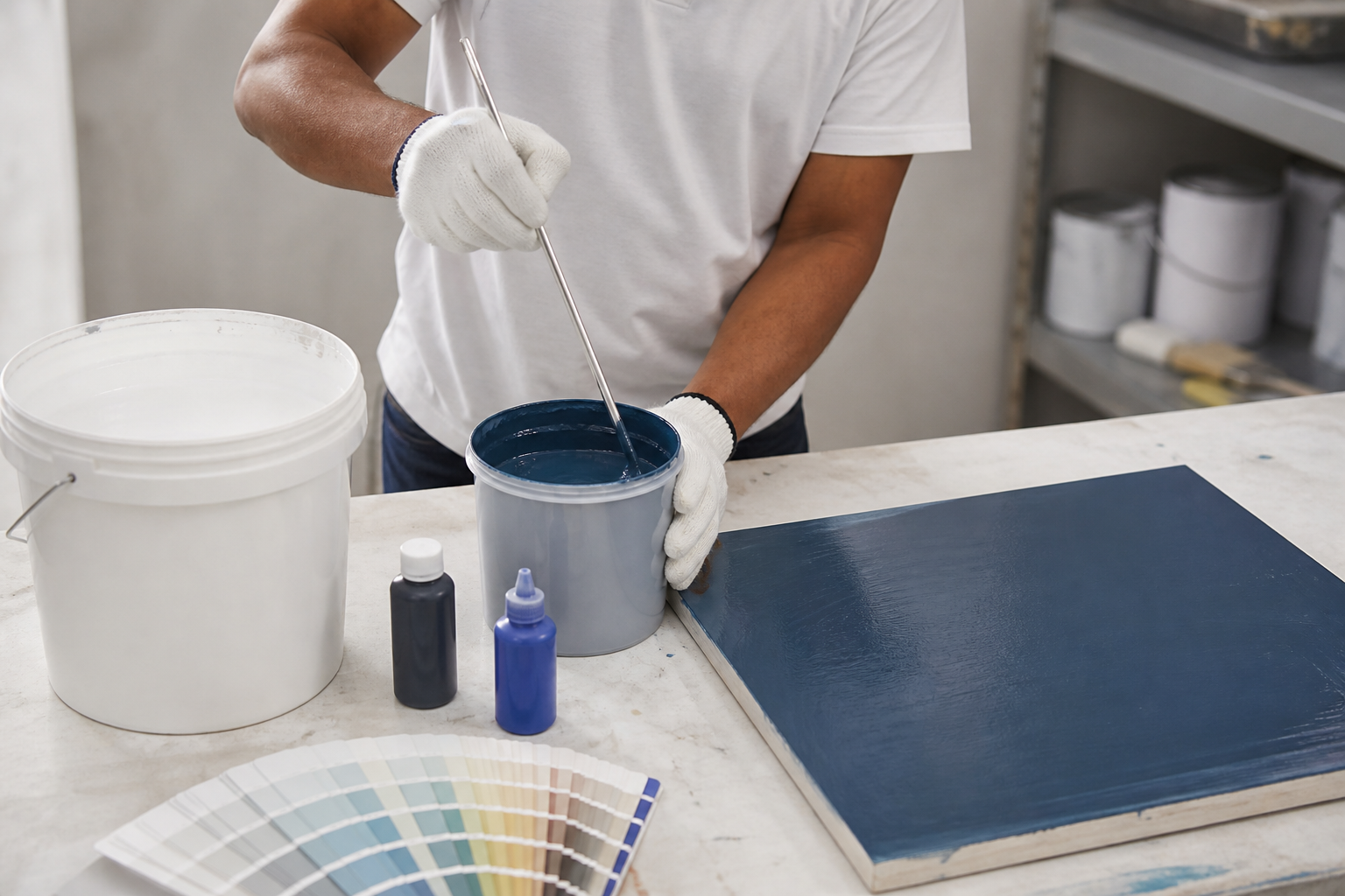Can I tint white paint to a very deep colour with lots of universal colourant?