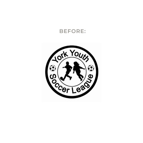 The old logo before our rebrand, new logo.