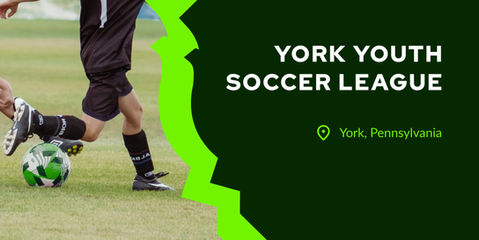 A social media image design for the soccer league to show how the logo works.