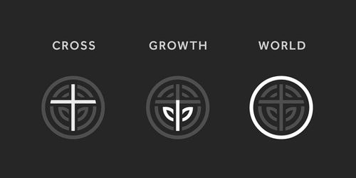 The strategy behind what each element represents in the logo design.