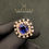 Thumbnail: Blue Stone Diamond Ring