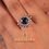 Thumbnail: Blue Stone Diamond Ring
