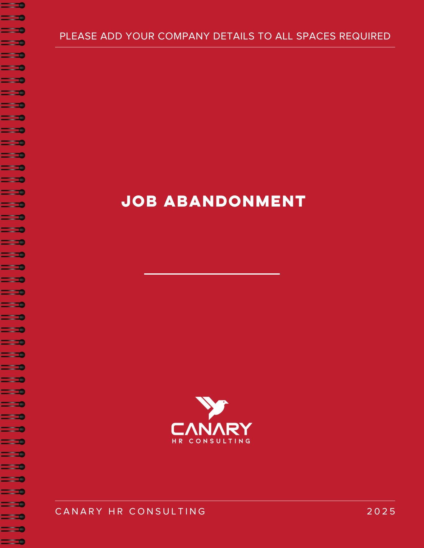 JOB ABANDONMENT