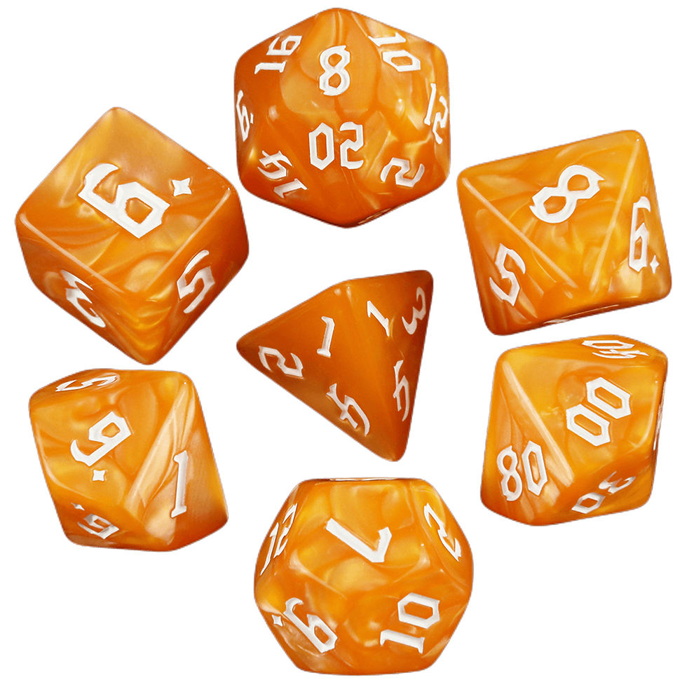 Thumbnail: Table Top RPG 7pcs Polyhedral Dice Sets