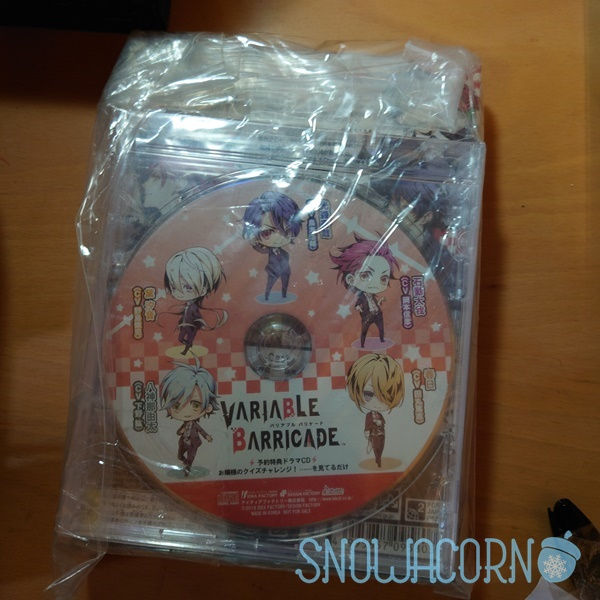 Thumbnail: PSV Game 乙女 VARIABLE BARRICADE 百密一疏少女心 限定版 連預約CD