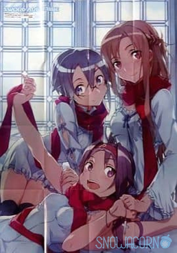 Thumbnail: 電擊月刊附錄 SAO Sword Art Online 刀劍神域 A1特大 Poster 海報 (16頁折)