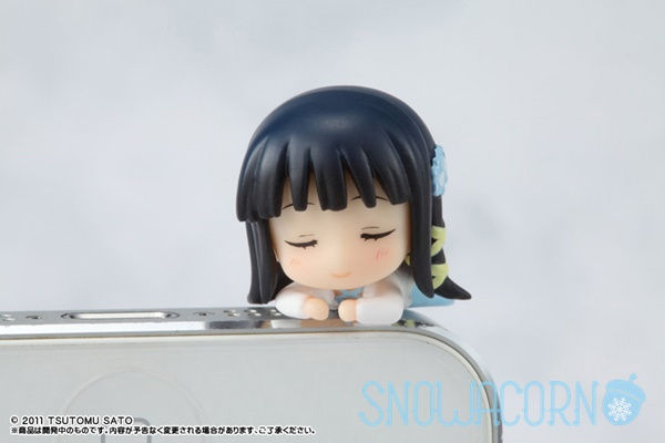 Thumbnail: 電擊月刊附錄 Toy's Works 魔法科高中的劣等生 司波深雪 閉眼 Ver. 迷你Q版 耳機插 耳機塞 Figure