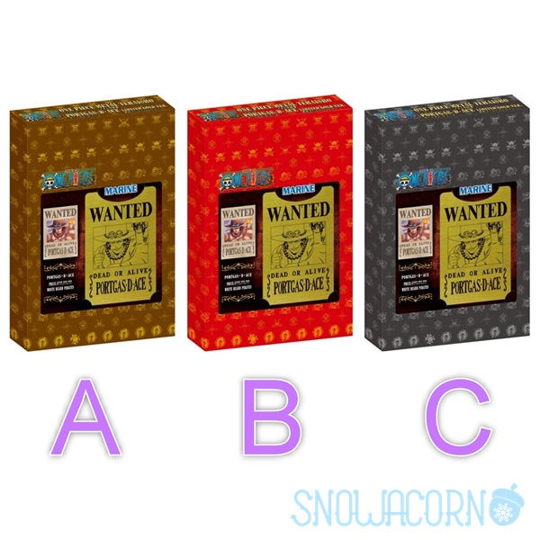 ENSKY 海賊王 波德卡斯·D·艾斯 金屬懸賞單 金色 Ver. 匙扣