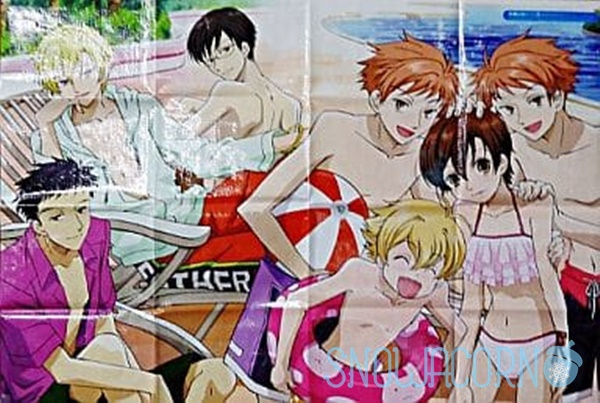 Thumbnail: 月刊附錄 櫻蘭高校男公關部 Ouran High School Host Club  泳裝 野餐墊 餐桌墊 Picnic Sheet