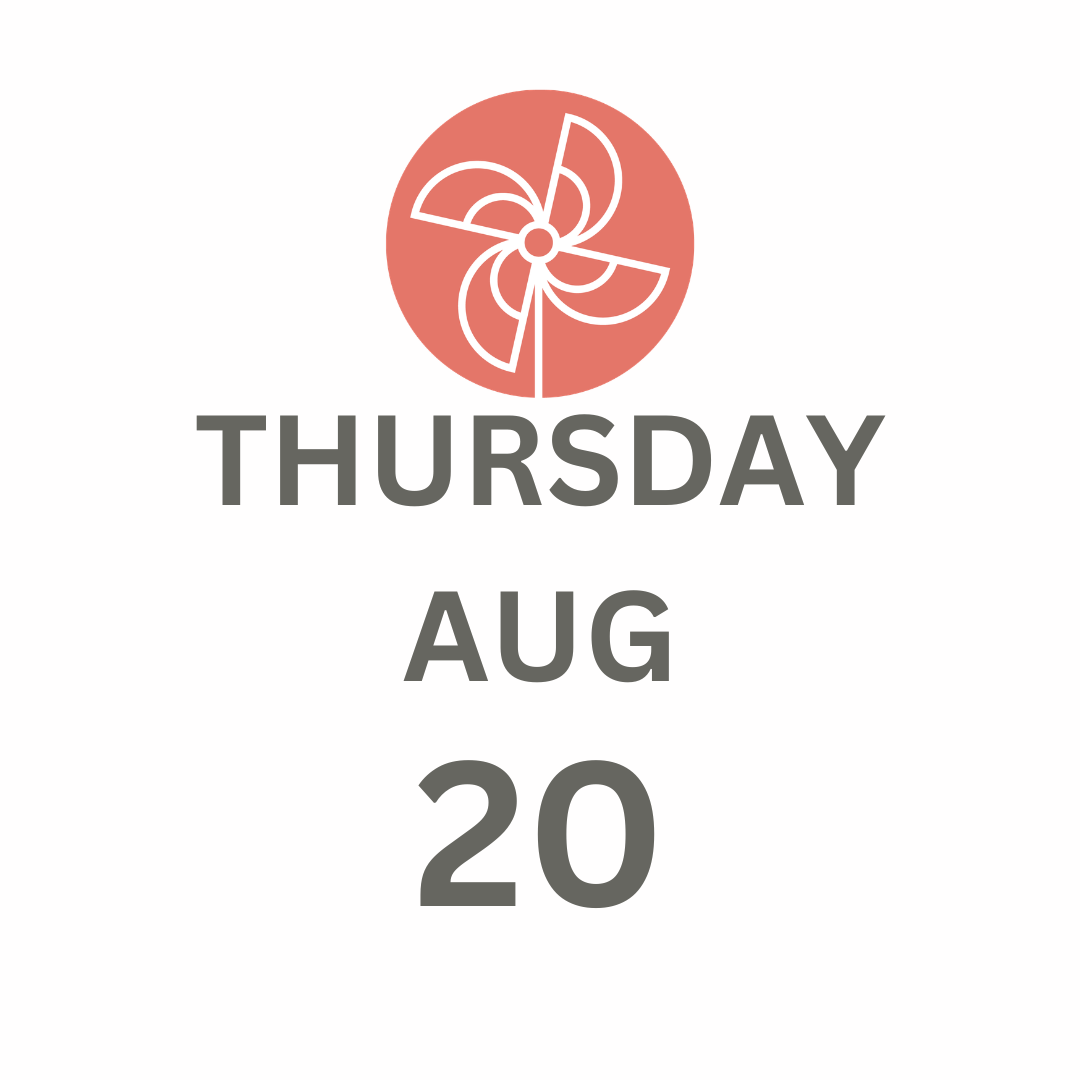Thursday, Aug 20th