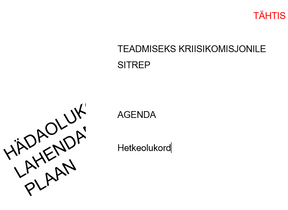 Hädaolukorra lahendamise plaani koostamine - kuidas?