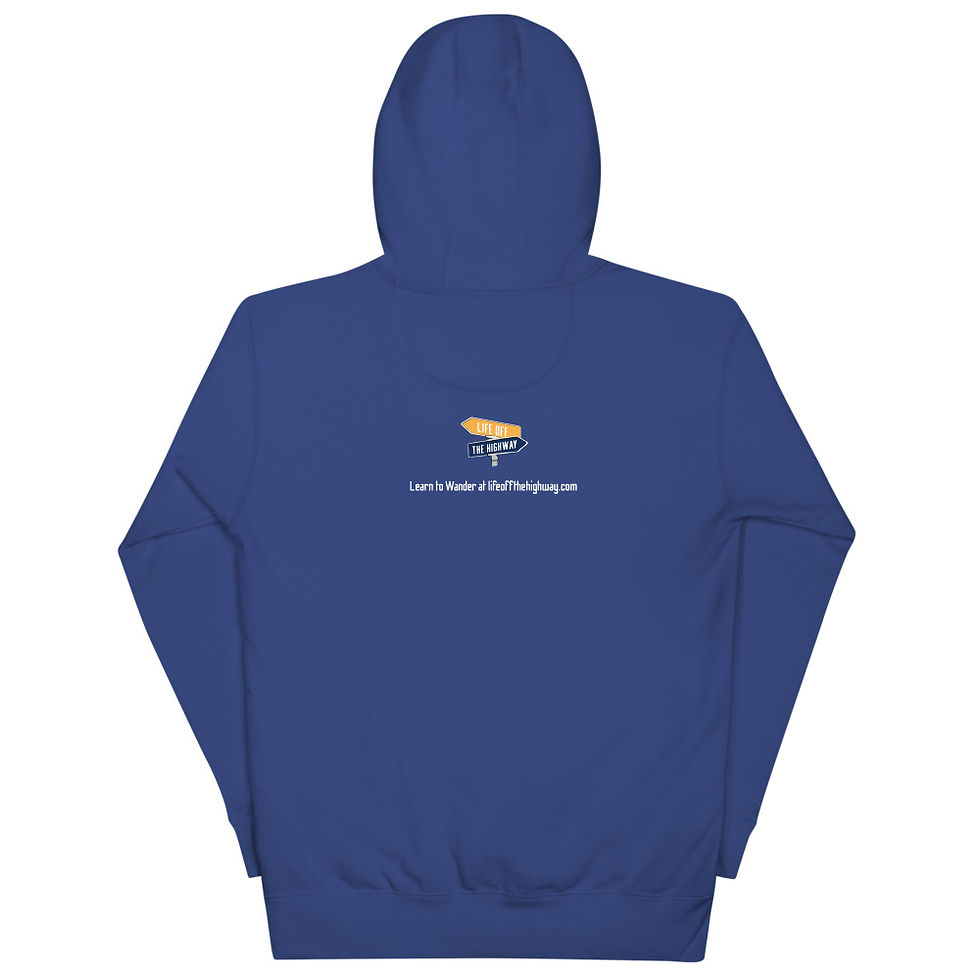 Thumbnail: "Not All Who Wander Are Lost" - Unisex Hoodie