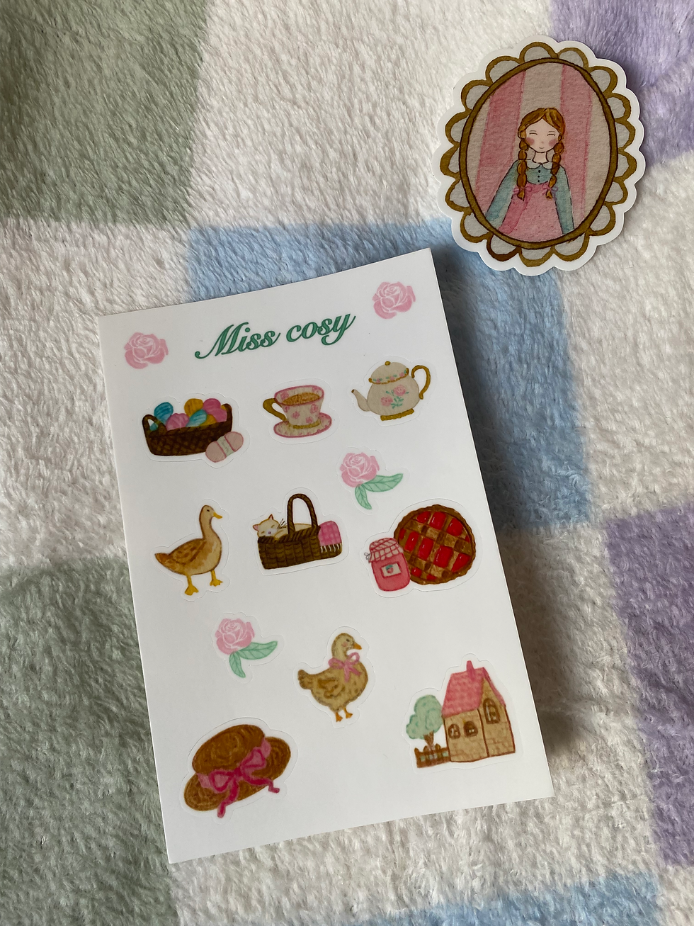Miniature : Feuille de Stickers 
