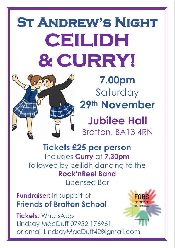 St Andrews night Ceilidh and Curry