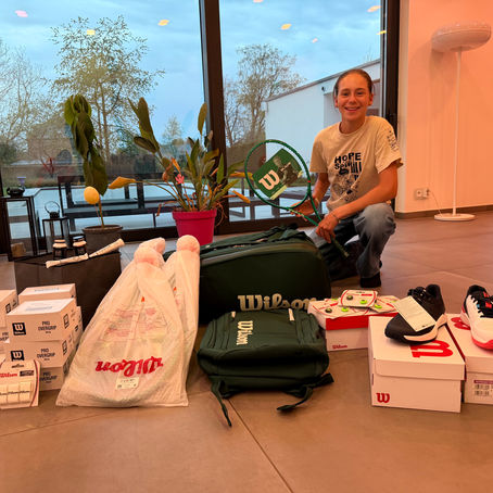 Merci Wilson et merci à tous mes sponsors