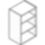 450mm White Kitchen Wall Cabinet