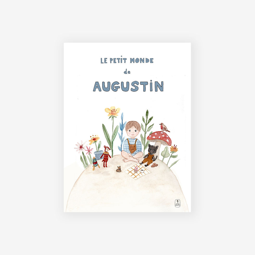 Miniature : affiche enfant personnalisable garçon