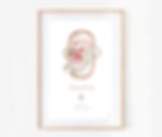 affiche naissance personnalisée