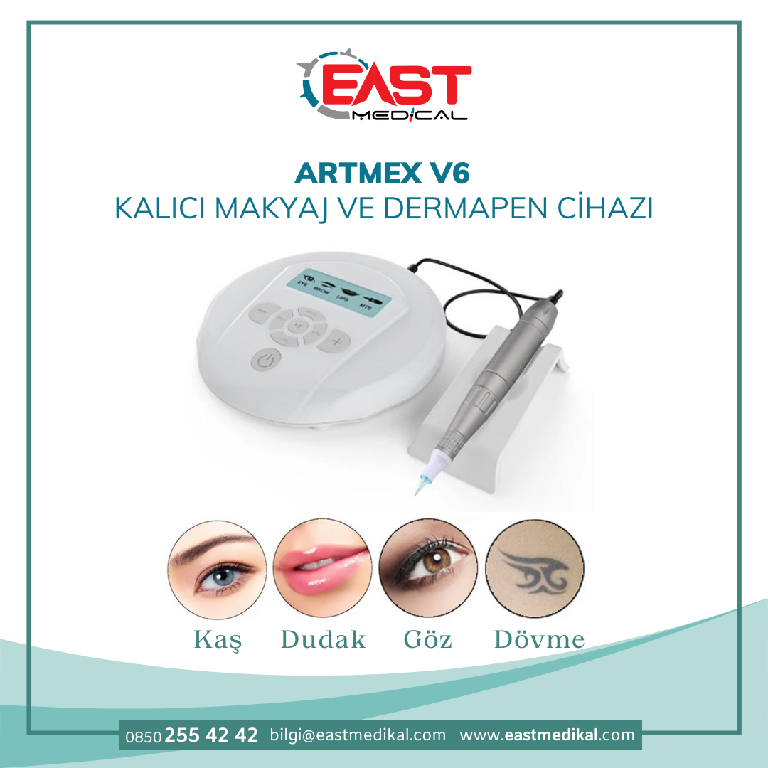 ARTMEX V6 Kalıcı Makyaj ve Dermapen Cihazı