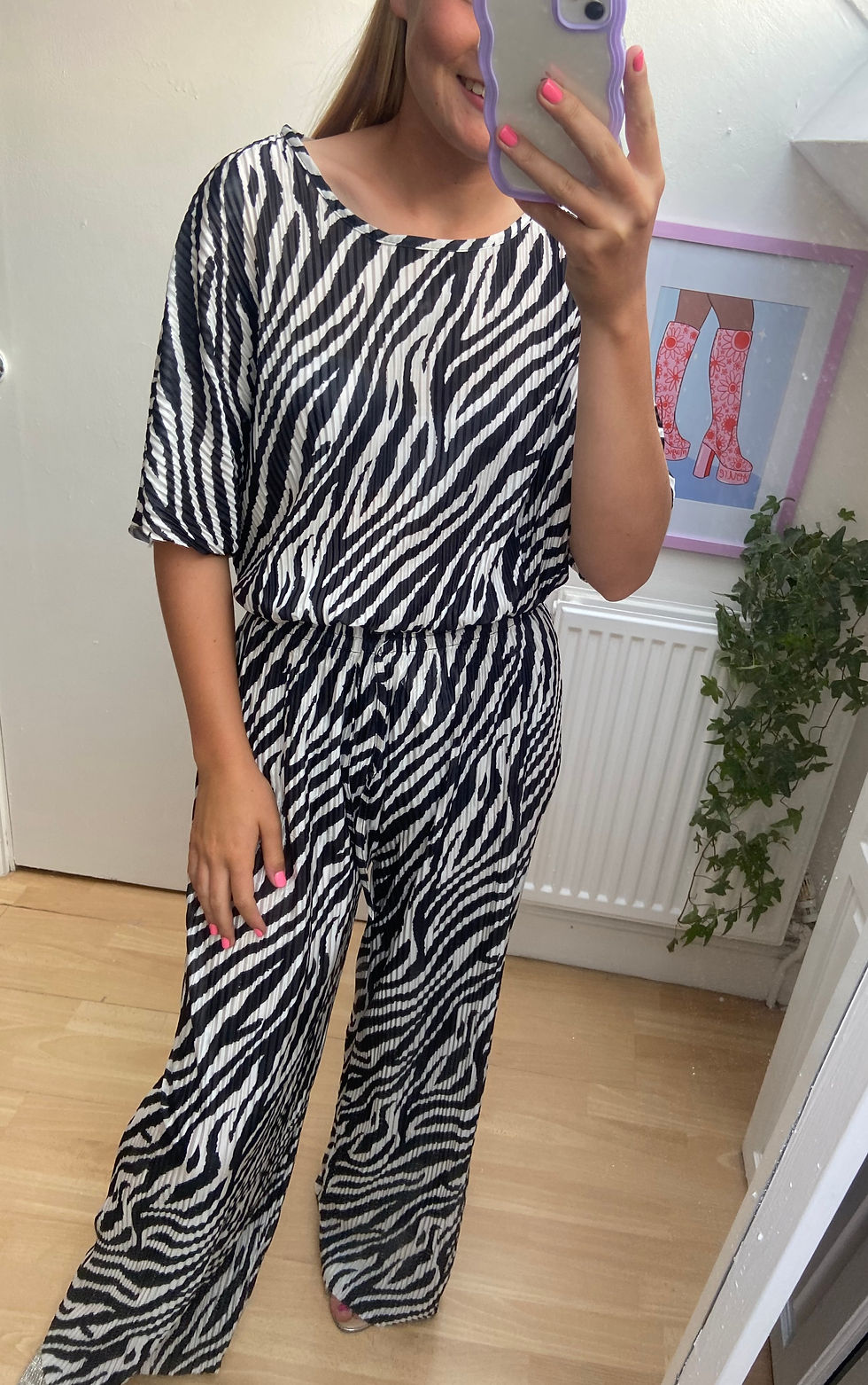 Thumbnail: Black and White Printed Co-ord