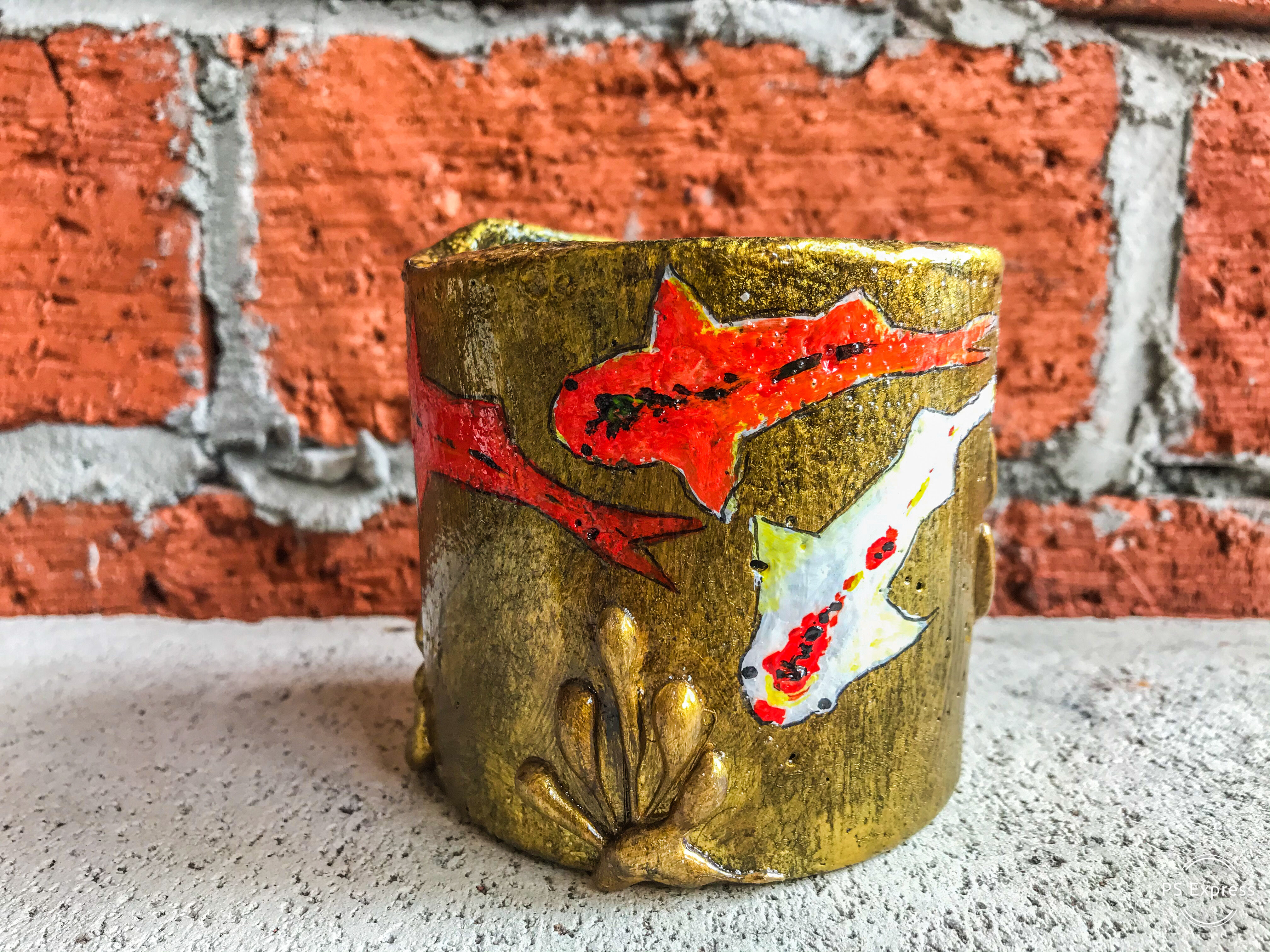 Koi Fishes_Handmade Potted Plant DIY Set