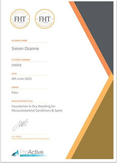 Proactive training dry needling