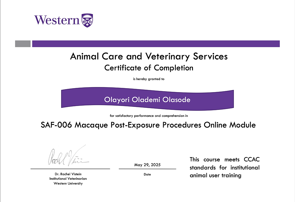 Animal Care and Veterinary Services